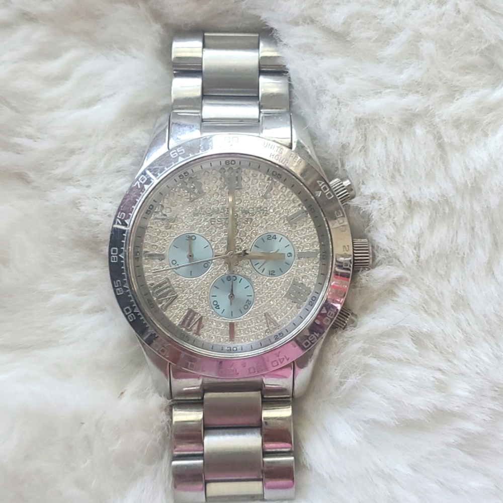💖MK SILVER BLING WATCH!!!